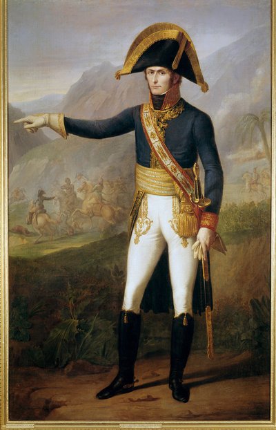 सेंटो डोमिंगो पेंटिंग की सेना के जनरल चार्ल्स इमैनुएल लेक्लर (1772-1802) का पूर्ण-लंबाई वाला चित्र फ्रेंकोइस जोसेफ किंसन (1770-1839) या किन्सोएन द्वारा। १८०४ सूर्य. 2,07 x 1,27 मीटर - चार्ल्स इमैनुएल लेक्लर (1772-1802), जनरल ऑफ़ द एर का पूर्ण-लंबाई वाला चि द्वारा फ्रेंकोइस जोसेफ किंसन