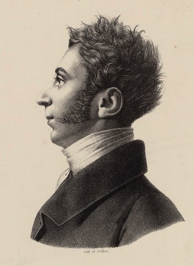 फ्रांज जेवियर वोल्फगैंग मोजार्ट का पोर्ट्रेट 1791-1844, 1820। द्वारा फ्रेंकोइस ले विलेन