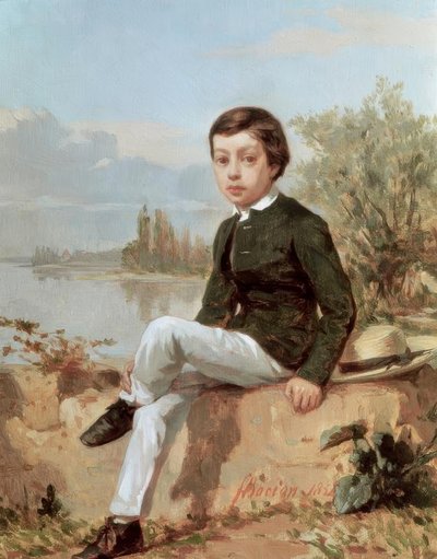 जैक्स लार्गुएर का पोर्ट्रेट (1844-1907) द्वारा फ्रेंकोइस लुई डेविड बोचियन