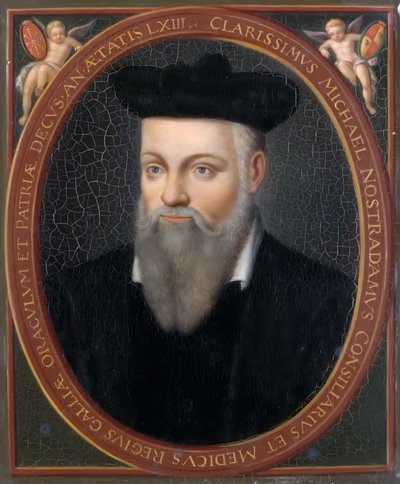 मिशेल डी नोस्ट्रेडम, जिसे नोस्ट्राडमस 1503-1566 कहा जाता है द्वारा फ्रेंकोइस मारियस ग्रानेट