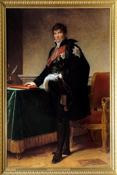 मिशेल का पोर्ट्रेट, काउंट रेग्नॉड डी सेंट जीन डी'एंजेली (1761-1819) फ्रेंकोइस जेरार्ड (1770-1837) 1808 सन द्वारा इंपीरियल फैमिली पेंटिंग के राज्य सचिव। 2.1 x 1.4 मीटर - पोर्ट्रेट ऑफ़ द काउंट मिशेल रेग्नॉल्ट डी सेंट जीन डी'एंजेली (1761-1819), मिनिस् द्वारा बैरन फ्रांस्वा पास्कल साइमन जेरार्ड