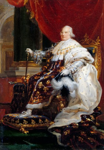 लुई XVIII 1755-1824 का पोर्ट्रेट द्वारा फ्रेंकोइस पास्कल साइमन जेरार्ड