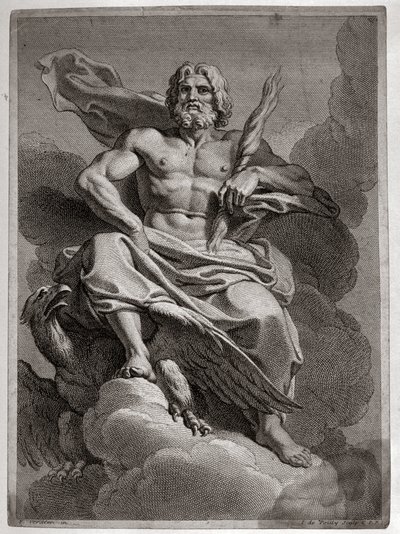 फ्रेंकोइस वर्डियर (1651 - 1730) द्वारा जुपिटर (ज़ीउस) द्वारा फ्रेंकोइस वर्डीयर