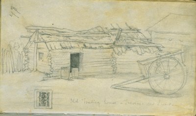 पुराना ट्रेडिंग हाउस, ट्रैवर्स डेस सियुक्स, 1851 द्वारा फ्रैंक ब्लैकवेल मेयर