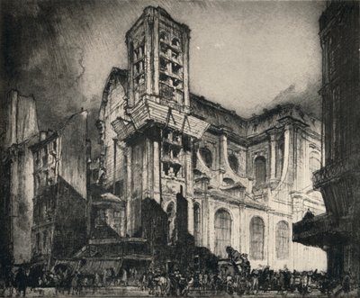 चर्च ऑफ सेंट निकोलस-डु-चारडोनेट, 1915 द्वारा फ्रैंक ब्रैंगविन