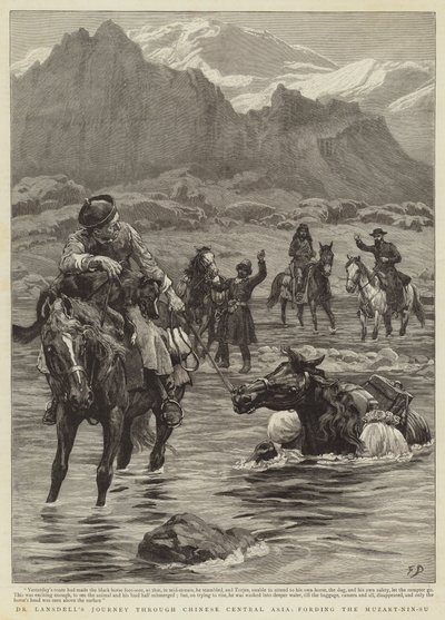 डॉ। लैंसडेल की यात्रा चाइनीज सेंट्रल एशिया के माध्यम से, मुज़ार्थ-निन-सू की रचना द्वारा Frank Dadd