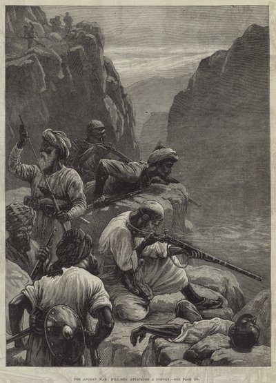 अफगान युद्ध, हिल-मेन एक काफिले पर हमला द्वारा Frank Dadd