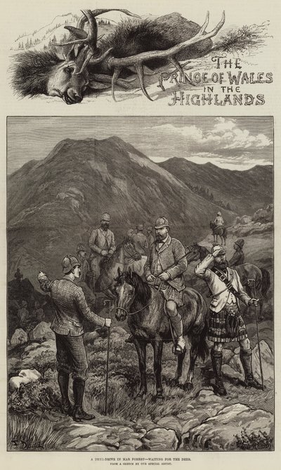 हाइलैंड्स में वेल्स के राजकुमार द्वारा Frank Dadd