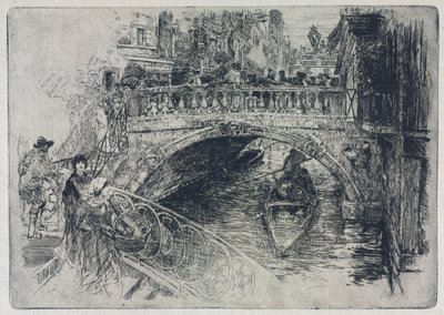 विनीशियन ब्रिज, 1884। द्वारा फ्रैंक डुवेनेक
