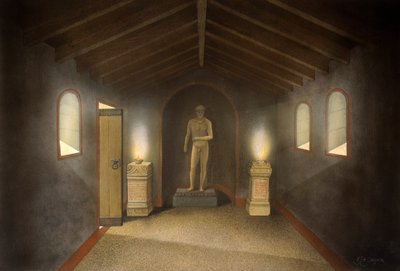 बेनवेल रोमन मंदिर, दूसरी शताब्दी, 1990-2010 द्वारा फ्रैंक गार्डिनर