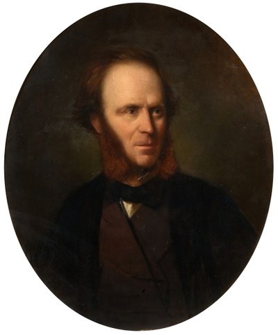 विलियम कॉस्टेन ऐटकेन का पोर्ट्रेट 1817-1876, 1870। द्वारा फ्रैंक जॉर्ज जैक्सन