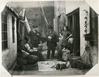 व्हिट्बी फिशर फोक, c.1885 (एल्बम प्रिंट) द्वारा फ्रैंक मीडो सटक्लिफ