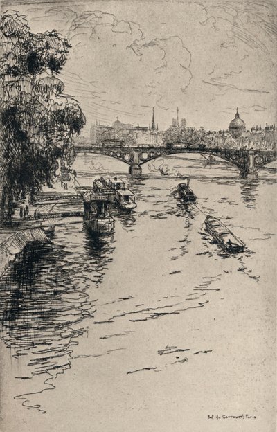द पोंट डु कैरोसेल, 1915 द्वारा फ्रैंक मिल्टन आर्मिंगटन