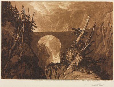 लिटिल डेविल्स ब्रिज, 1886। द्वारा फ्रैंक शॉर्ट