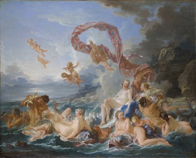 ले ट्रायम्फ डे वीनस - वीनस की विजय - बाउचर, फ्रेंकोइस (1703-1770) - 1740 - कैनवास पर तेल - 130x162 - नेशनलम्यूजियम स्टॉकहोम द्वारा फ्रांकोइस बाउचर