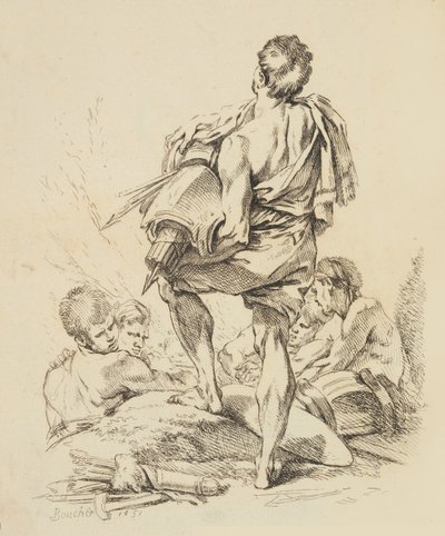 विभिन्न आंकड़ों की नई किताब, 1751। द्वारा फ्रांकोइस बाउचर