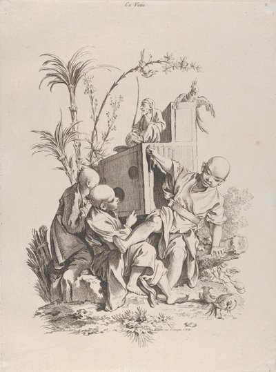 दृष्टि, 1720-70। द्वारा फ्रांकोइस बाउचर