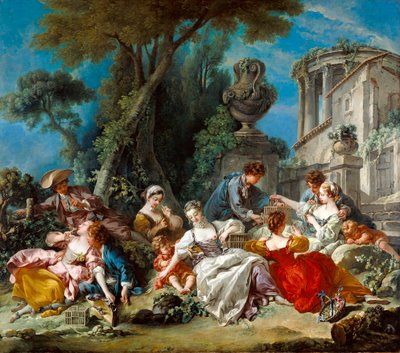 बर्ड कैचर, 1748 द्वारा François Boucher