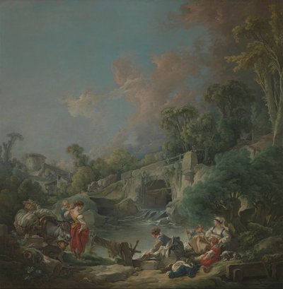 वाशरवोमेन, 1768 द्वारा फ्रांकोइस बाउचर