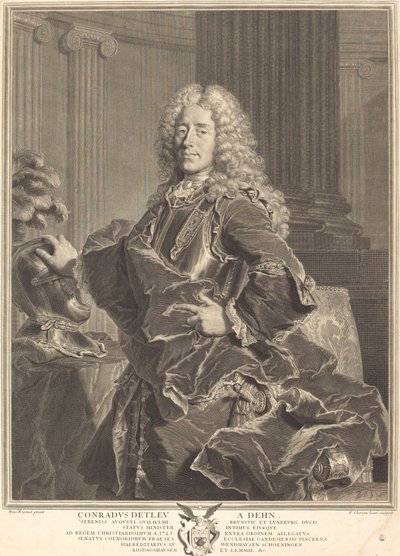 कॉनराड डेटलेउ वॉन डेहन द्वारा फ़्राँस्वा चेरो I Hyacinthe Rigaud . के बाद