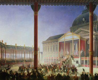 असेम्बली ऑफ़ द चैंपियन डे माई, 1 जून 1815 द्वारा फ्रांकोइस जोसेफ हेइम