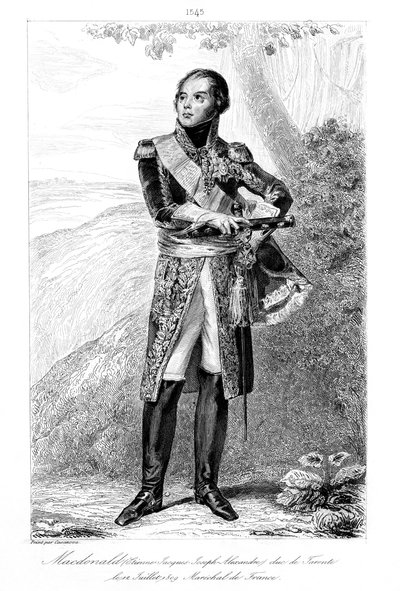 एटिएन जैक्स-जोसेफ-एलेक्जेंडर मैकडोनाल्ड 1765-1840, टारंटो के ड्यूक और फ्रांस के मार्शल, 1839। द्वारा फ्रांकोइस पीजोत