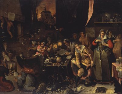 चुड़ैलों रसोई, 1606 द्वारा Frans Francken the Younger