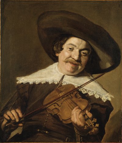 डेनियल वैन एकेन वायलिन बजाना, c.1640 (कैनवास पर तेल) द्वारा फ्राँस हल्स