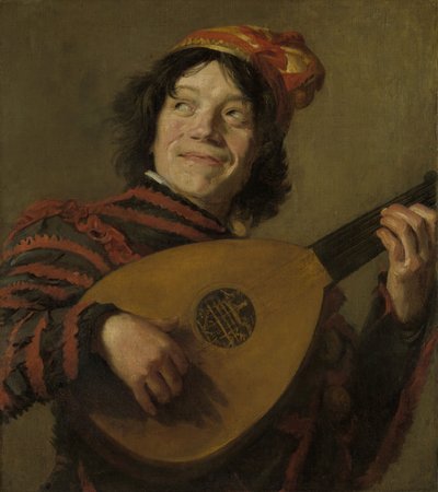 द ल्यूट प्लेयर, c.1623-24 द्वारा Frans Hals