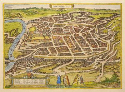 विनियस सिटी से ब्राउन द्वारा, 1580 थिएटर खंड में विशेष रूप से द्वारा फ्रैंस होजेनबर्ग