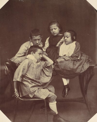 अल्फोंस, यूजेन, मैरी और हरमाइन एंटोनी, 1850-60 के दशक। द्वारा फ्रांज एंटोनी