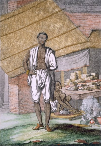 हाउलौएज़', एक हलवाई या पेस्ट्री कुक, पब। 1808-12। द्वारा फ्रांज बल्थजार सोल्विनस