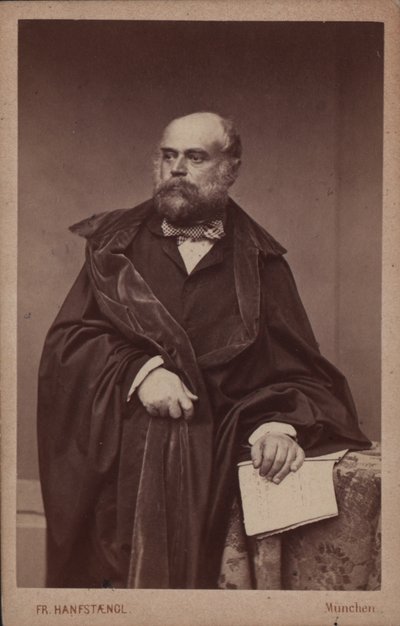 पियानोवादक और संगीतकार एडॉल्फ वॉन हेंसेल्ट का पोर्ट्रेट 1814-1889, सीए 1860। द्वारा फ्रांज हनफस्तांगल