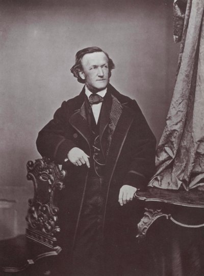 रिचर्ड वैगनर, जर्मन संगीतकार, 1860 के दशक द्वारा फ्रांज हनफस्तांगल