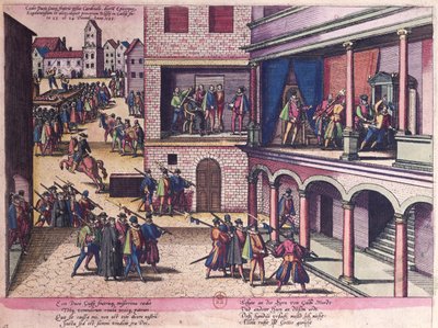 गुइसे के ड्यूक हेनरी की हत्या (1549-88) द्वारा फ्रांज होजेनबर्ग