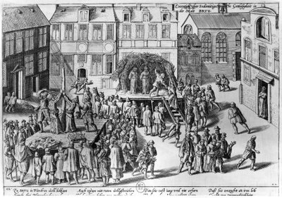फर्नांडो अल्वारेज़ डी टोलेडो (1508-82) ड्यूक ऑफ अल्बा की सरकार के दौरान ब्रुग्स पर दांव द्वारा फ्रांज होजेनबर्ग