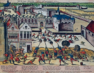 1581 में हॉल्टेपेन रोष (रंगीन उत्कीर्णन) द्वारा फ्रांज होजेनबर्ग