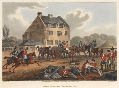 हेड क्वार्टर वाटरलू 1815, एम। डबबर्ग द्वारा उत्कीर्ण, 1819 (रंगीन एक्वाटिंट) द्वारा फ्रांज जोसेफ मैनस्किर