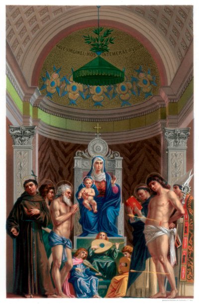 सैन जियोबे अल्टारपीस, c1478 1870 द्वारा फ्रांज केल्होवेन