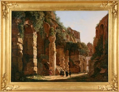 कोलोसियम के अंदर, सी। 1823. द्वारा फ्रांज लुडविग कैटेल