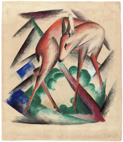 हिरण, 1912 द्वारा फ्रांज मार्क