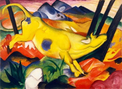 पीली गाय द्वारा Franz Marc