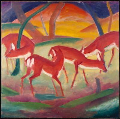 रेड डियर 1, 1910 द्वारा फ्रांज मार्क
