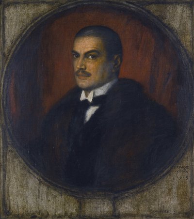 सेल्फ-पोर्ट्रेट, 1915 द्वारा फ्रांज अटक रिटर वॉन