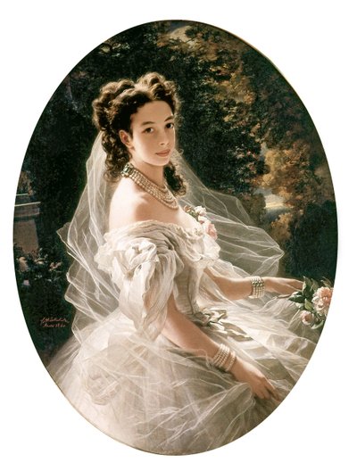 राजकुमारी पॉलीन वॉन मेटर्निच, 1860 द्वारा Franz Xaver Winterhalter