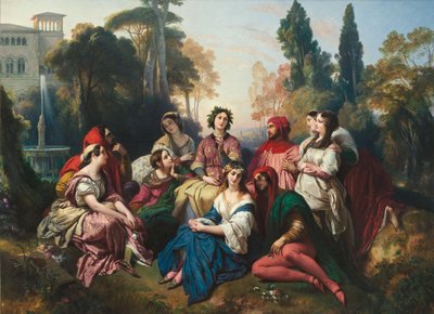 द डिकामरन, 1837 द्वारा फ्रांज जेवियर विंटरहेल्टर
