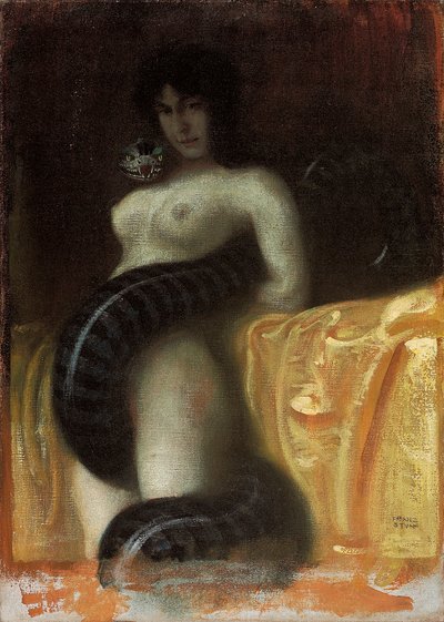 संवेदनशीलता, सी। १ ९ ual१ द्वारा Franz von Stuck