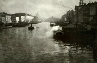 सेंट पीटर्सबर्ग, रूस में फोंटंका नदी, 1900s द्वारा फ्रेड बोइसन