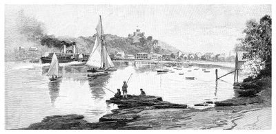 मैनली बीच, सिडनी, न्यू साउथ वेल्स, ऑस्ट्रेलिया, 1886। द्वारा फ्रेडरिक बी