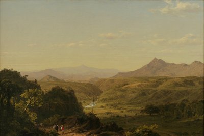 एंडीज़ के बीच दृश्य, 1854 द्वारा फ्रेडरिक एडविन चर्च